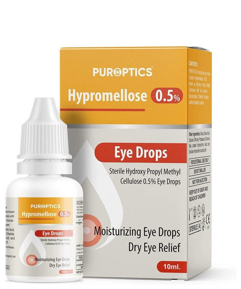 Hypromellose 0.5% Eye Drops For Moisturizing Dry Eye Relief 10ml