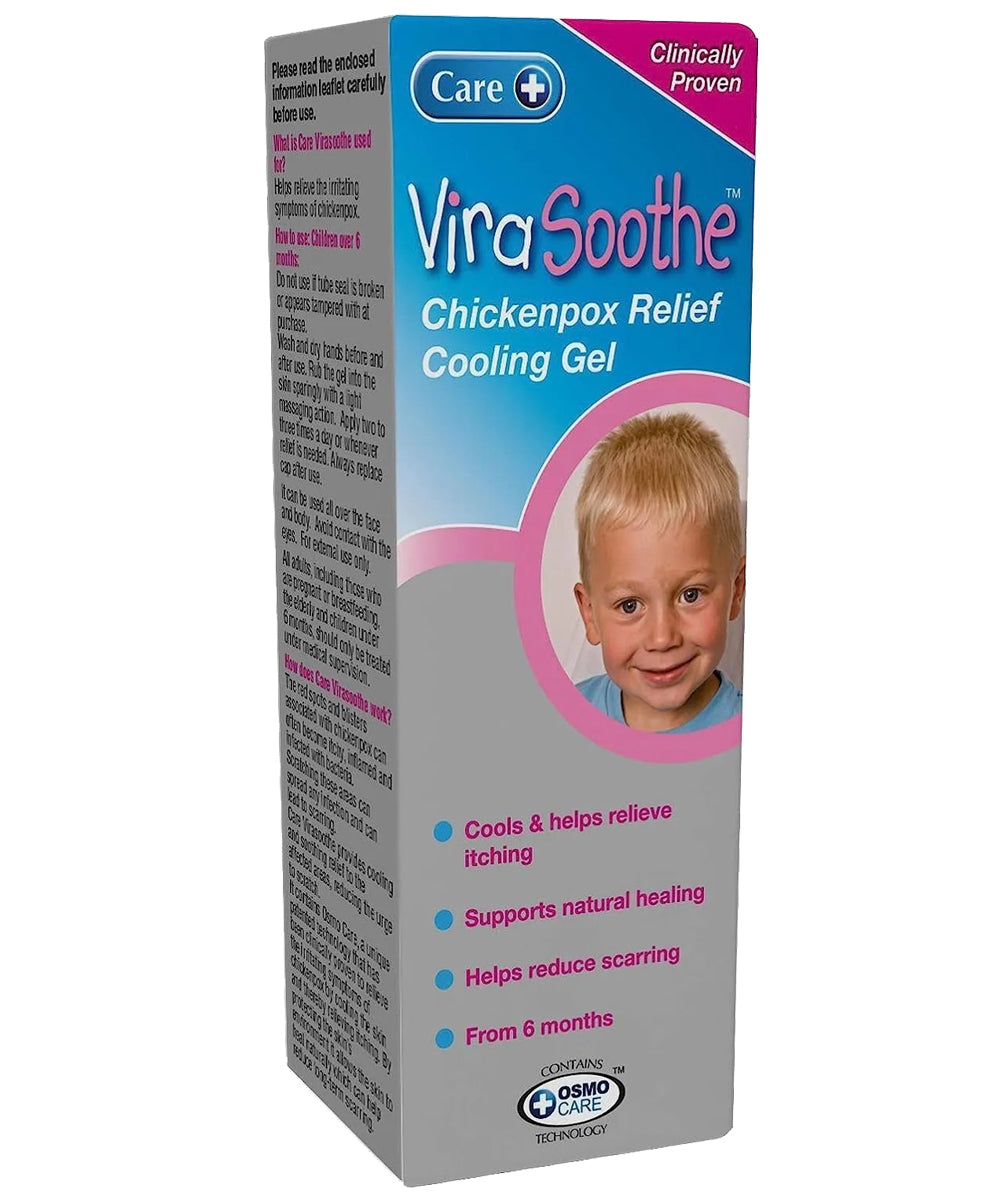 Care ViraSoothe Chickenpox Relief Cooling Gel 75g - Cools and Soothes Skin