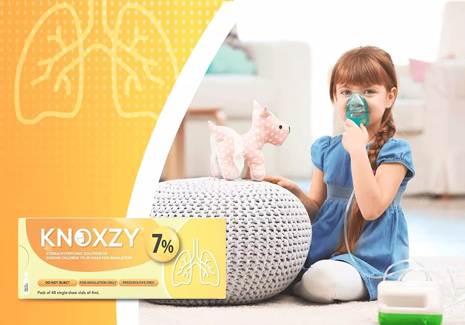 KNOXZY Hypertonic Saline 7% – 48 x 4ml Vials
