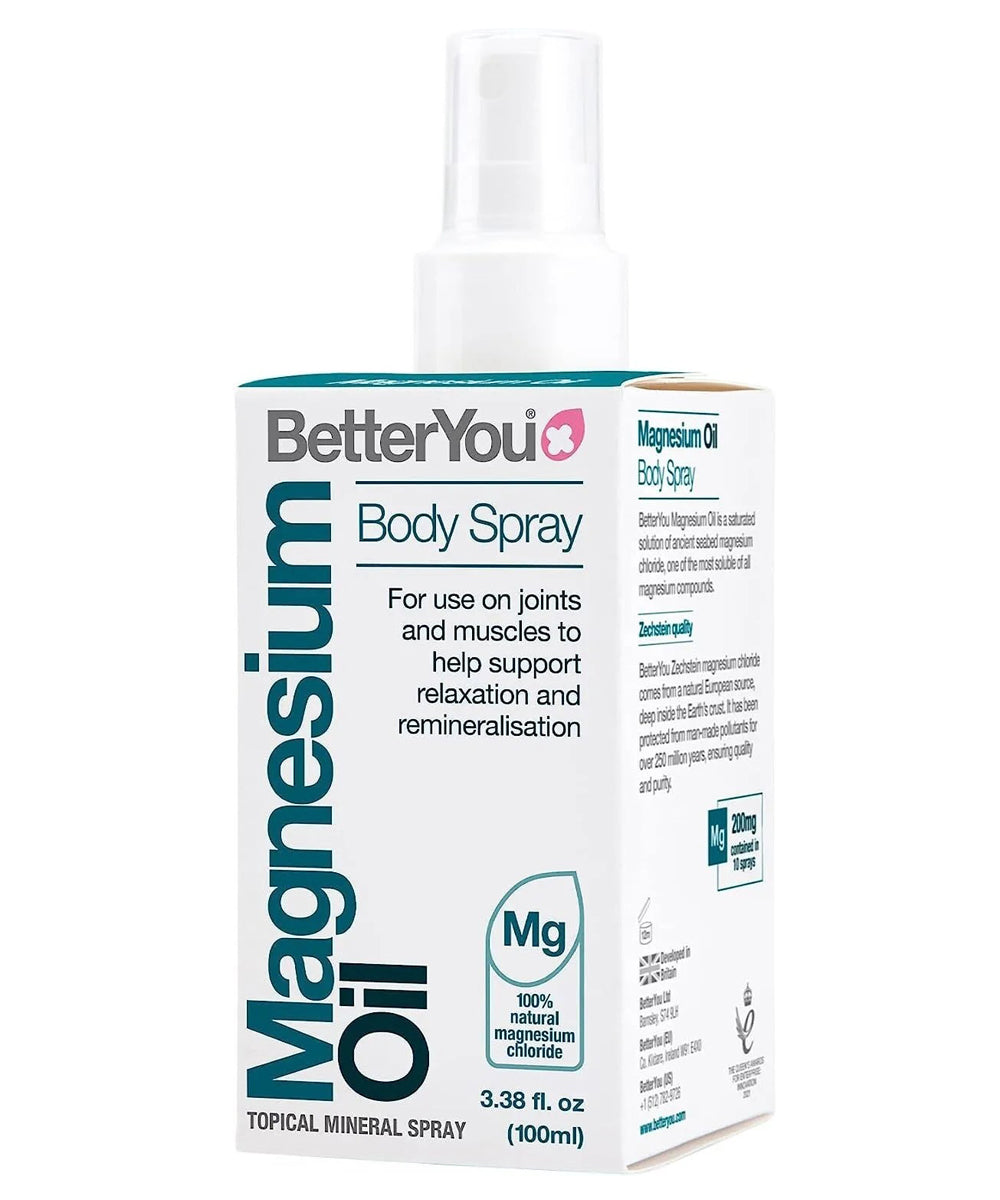 Better You Magnesium Oil Body Spray 100ml - Pure, Clean and Natural Spray