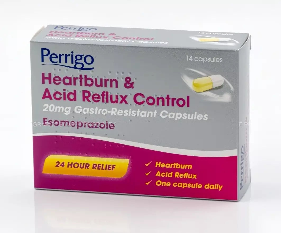 Perrigo Esomeprazole 20MG Heartburn Tablets